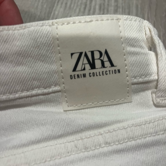 ZARA white high rise skinny jeans - Picture 3 of 6